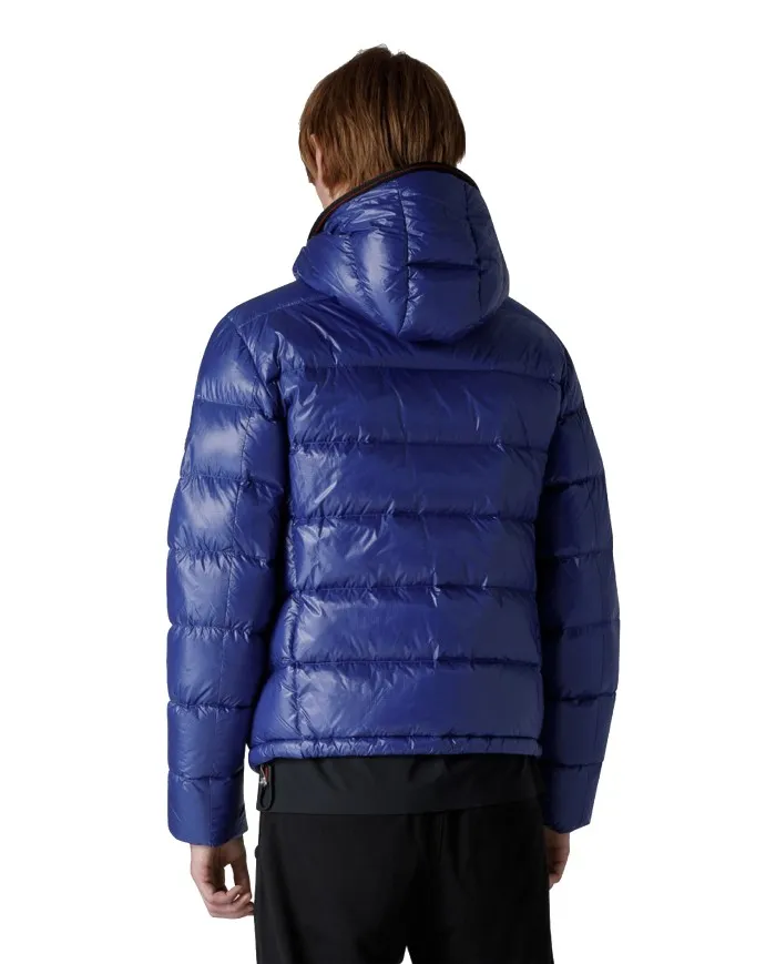PEUTEREY Piumino Uomo Honova CY 01 A-ET Impermeabile Cappuccio 288 PERVINCA