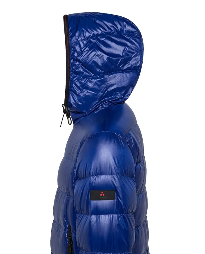 PEUTEREY Piumino Uomo Honova CY 01 A-ET Impermeabile Cappuccio 288 PERVINCA