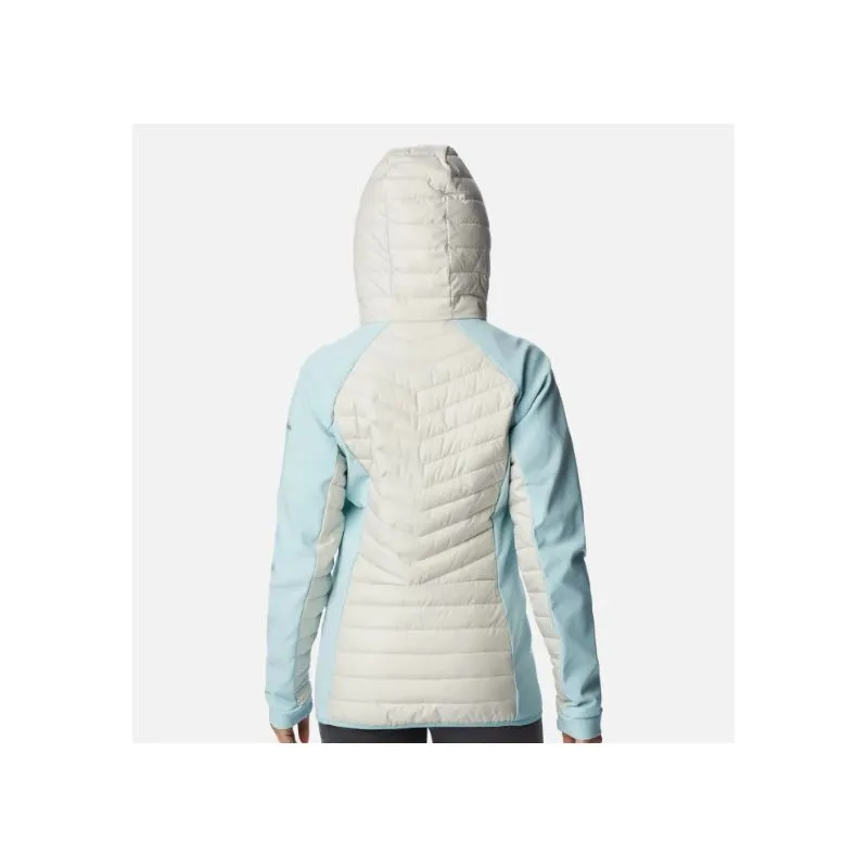 Piumino ibrido da donna Columbia Powder Lite Hybrid (Dark Stone / Aqua Haze)