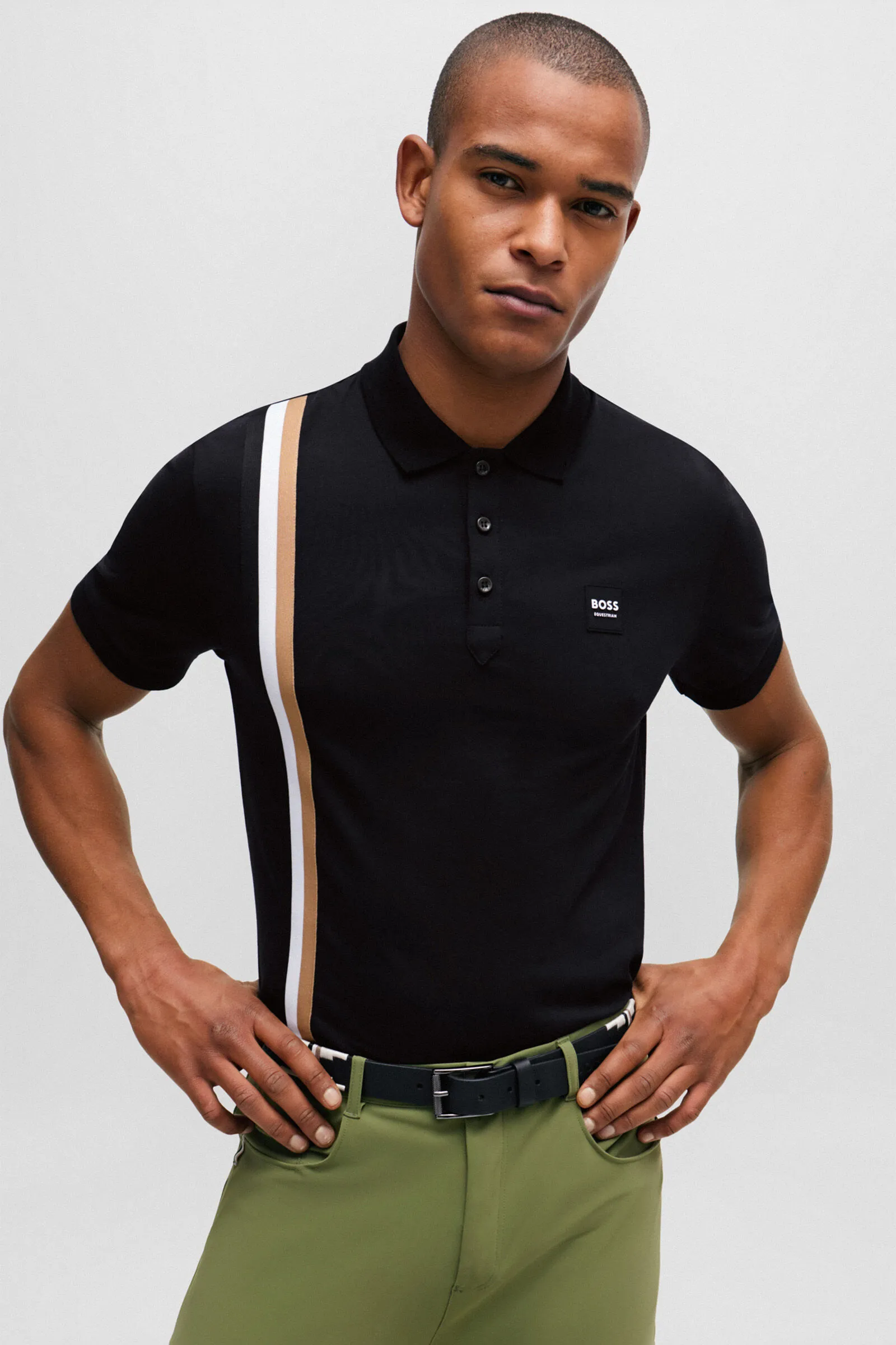 Polo a Righe Boss Glen
