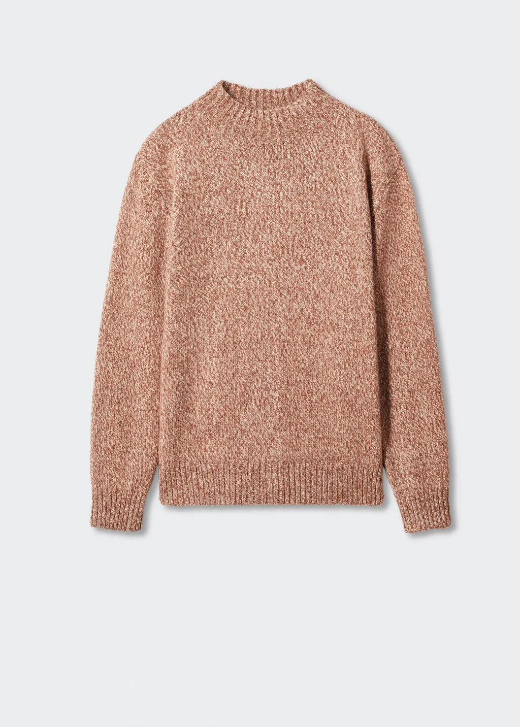 Pullover collo Perkins melangiato