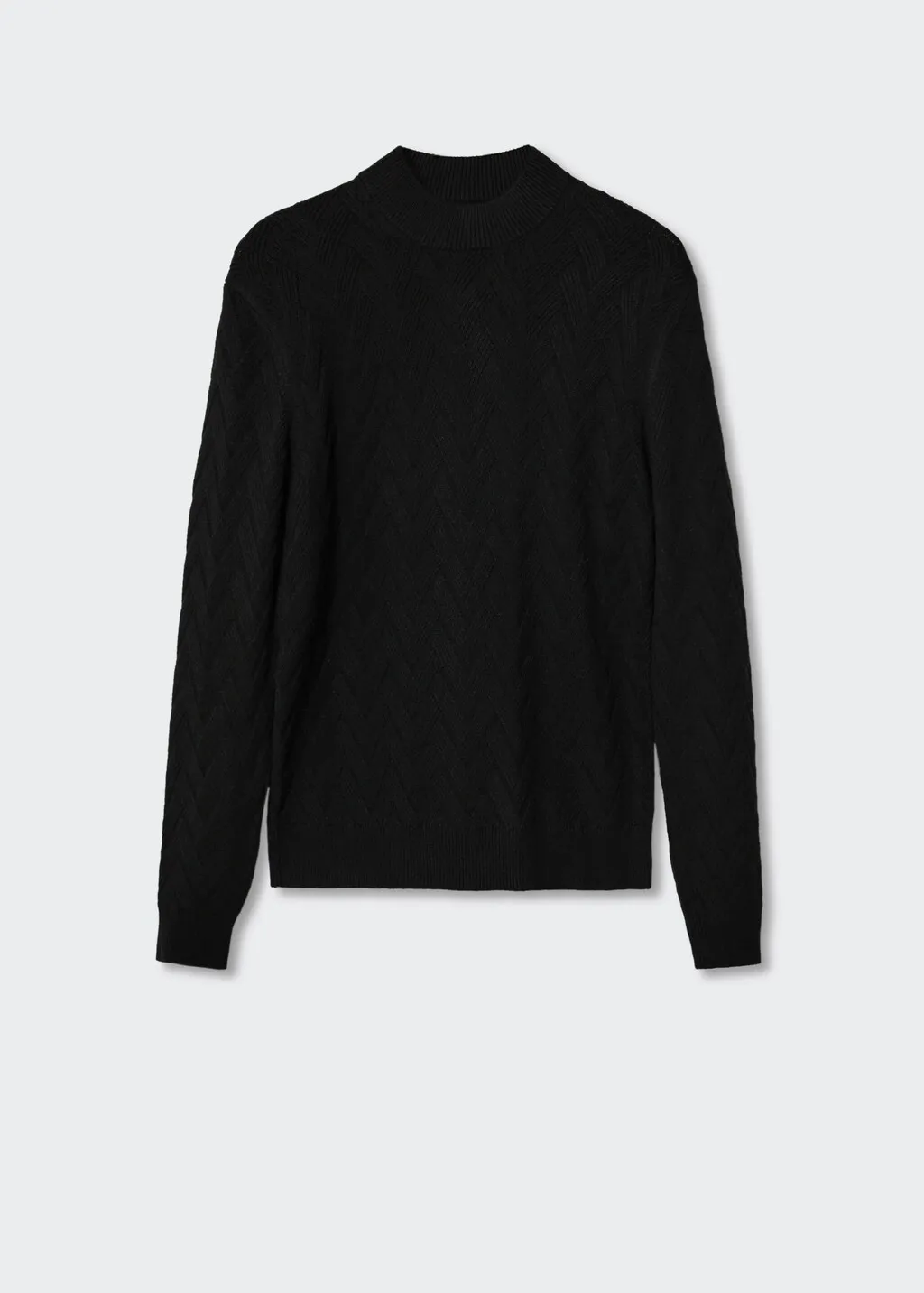 Pullover collo perkins strutturato