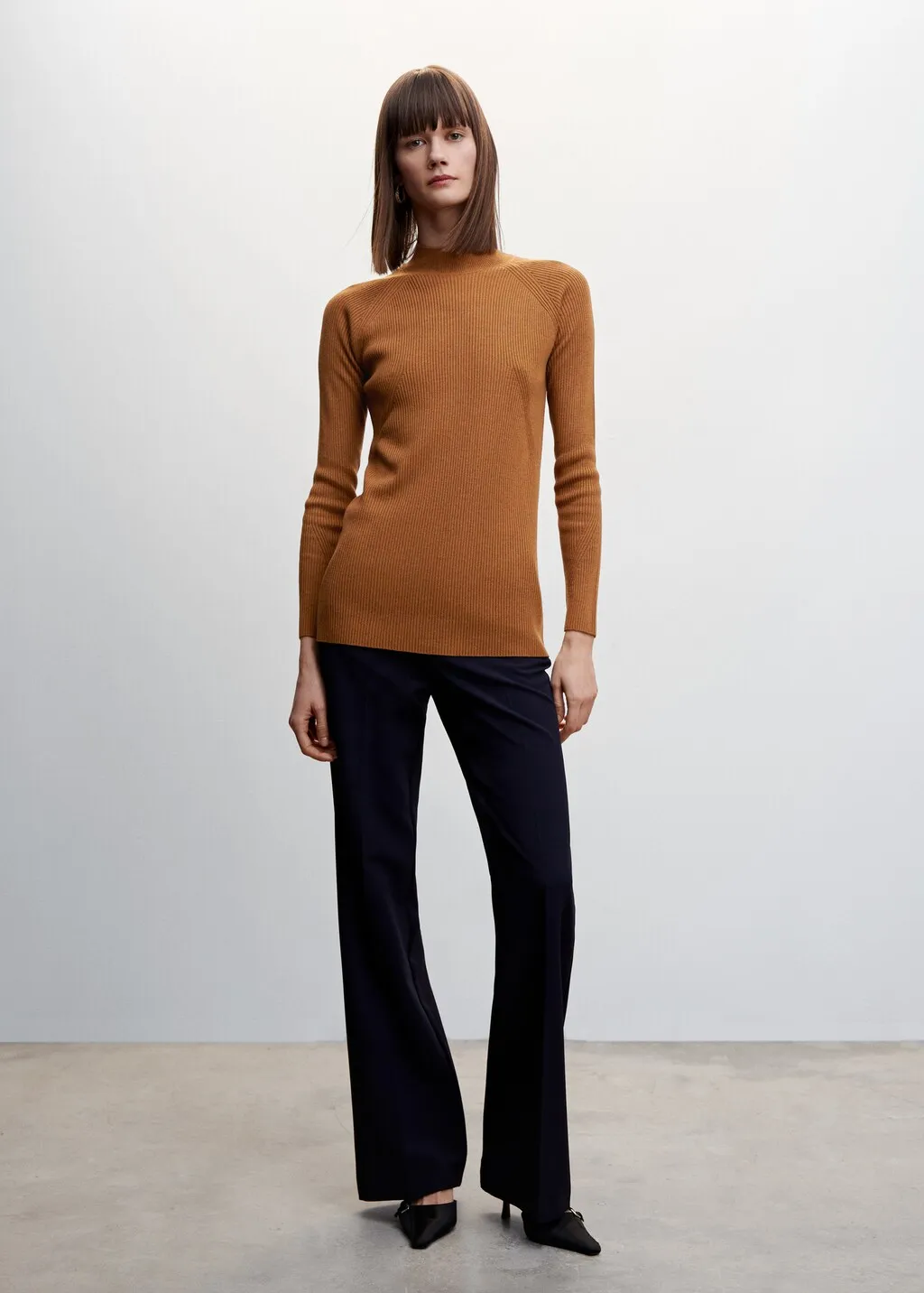 Pullover coste collo Perkins