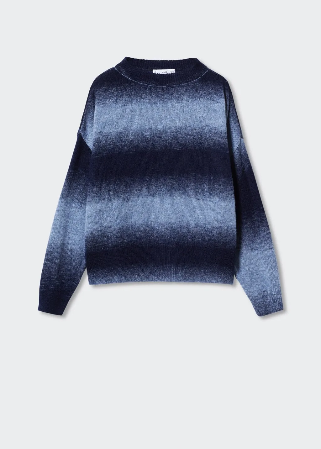 Pullover coste collo stondato