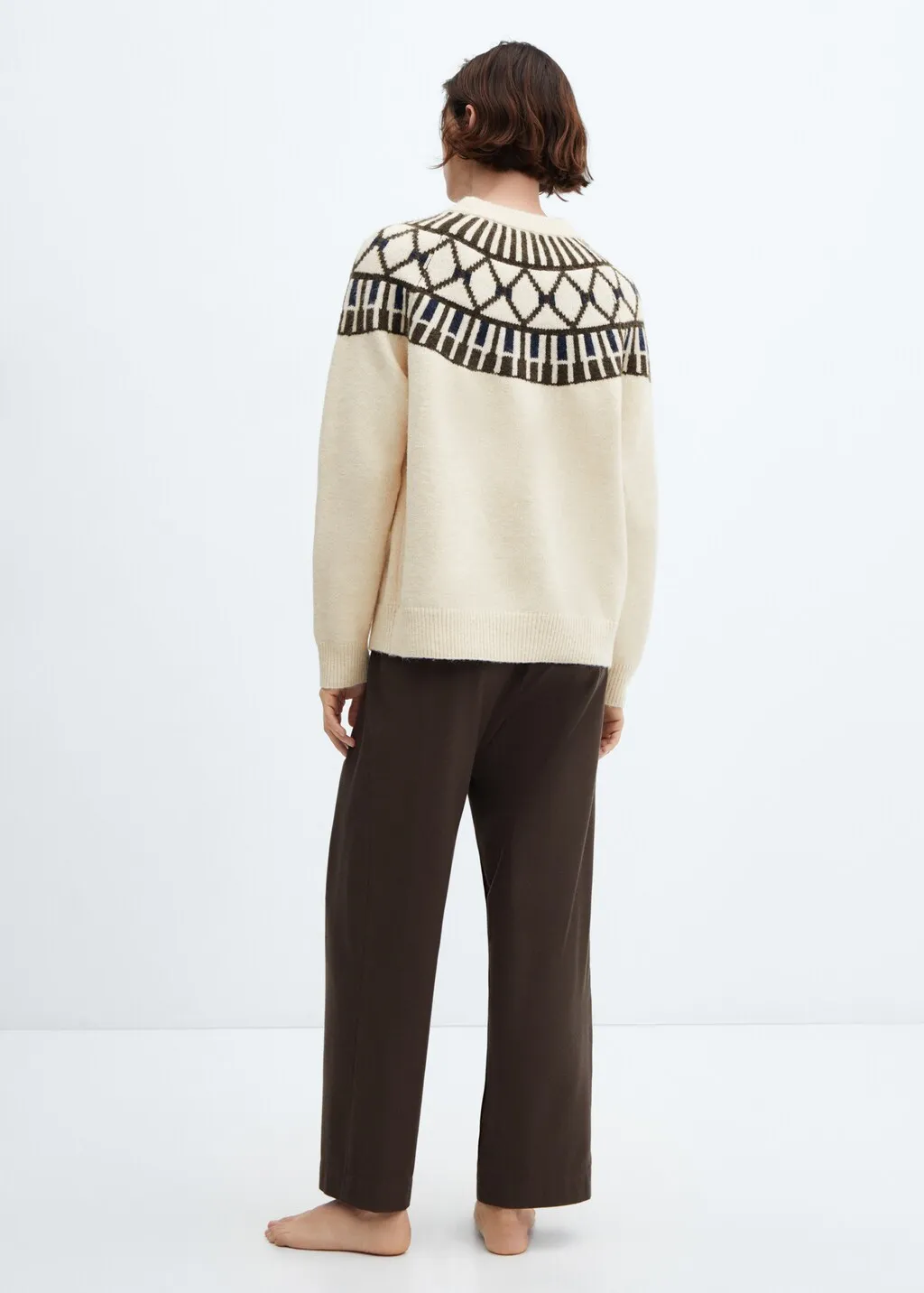 Pullover greche collo stondato
