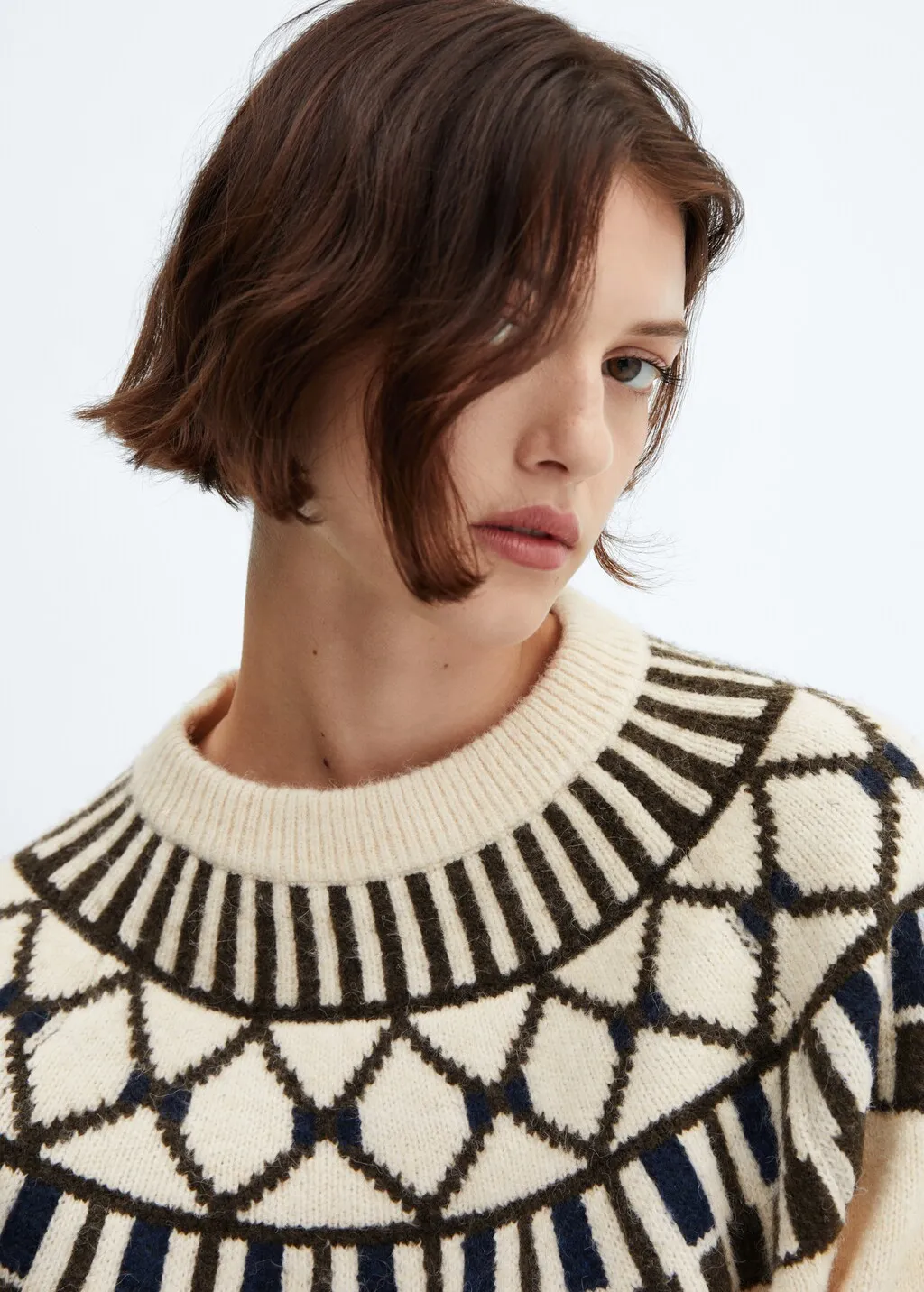 Pullover greche collo stondato