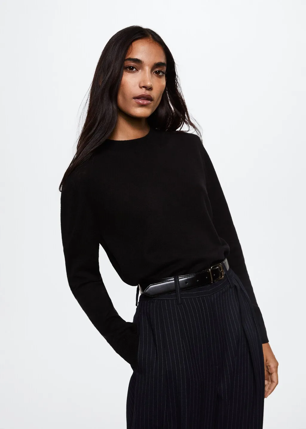 Pullover lana collo perkins