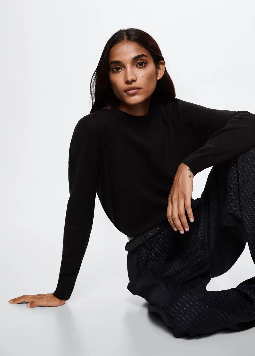 Pullover lana collo perkins