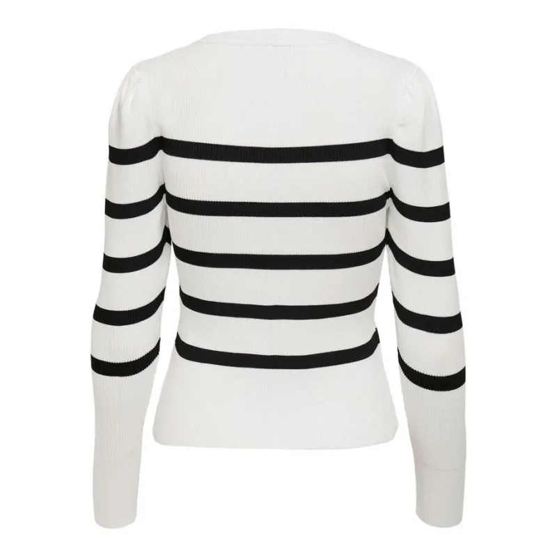 PULLOVER SALLY CON BORDI A COSTINE DA DONNA ONLY
