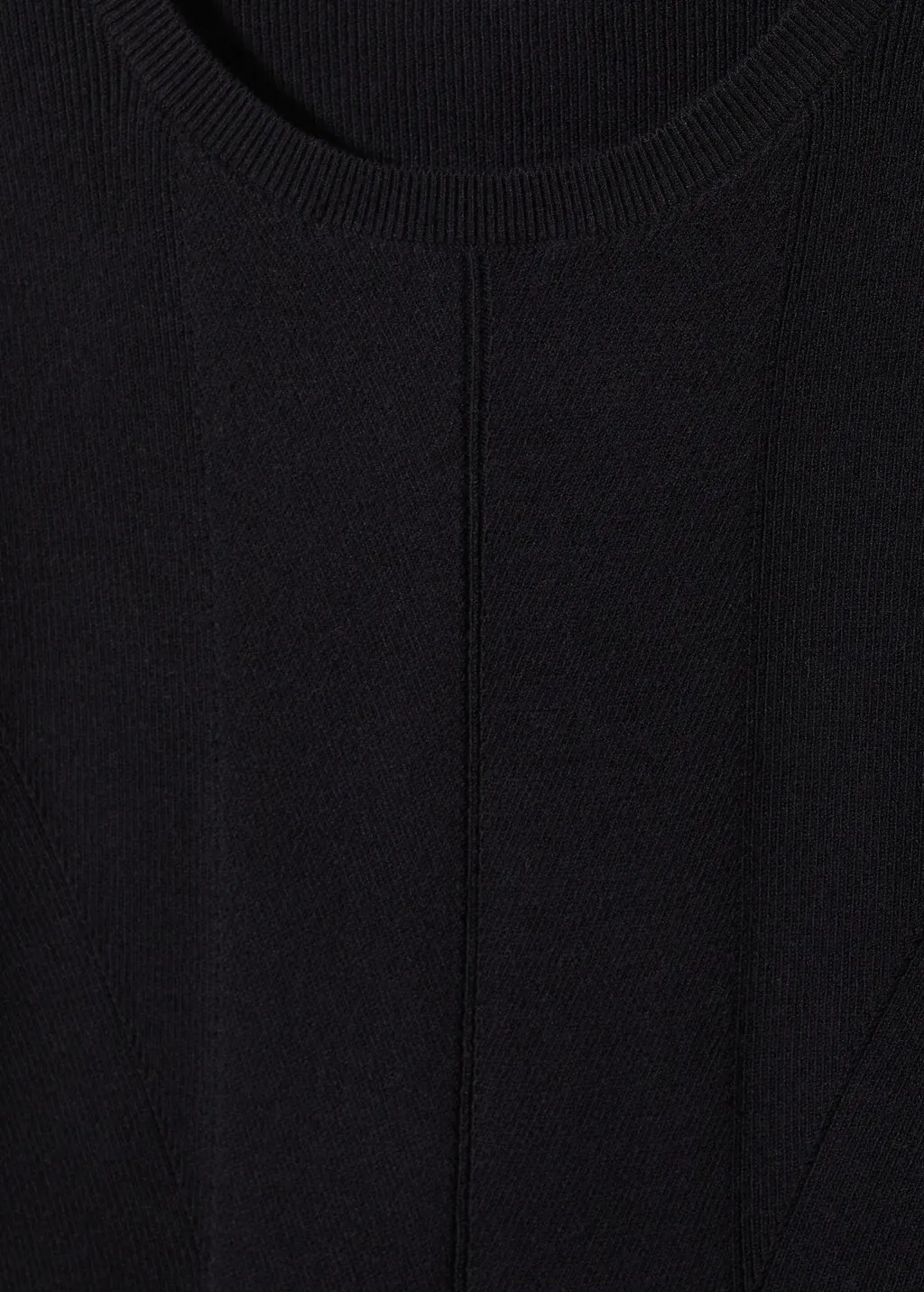 Pullover texture collo stondato