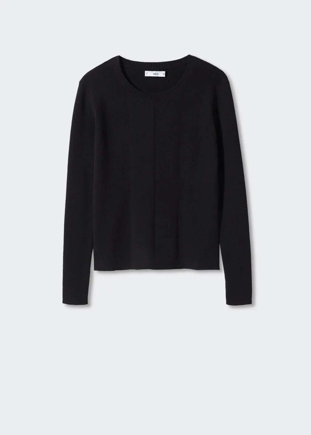 Pullover texture collo stondato
