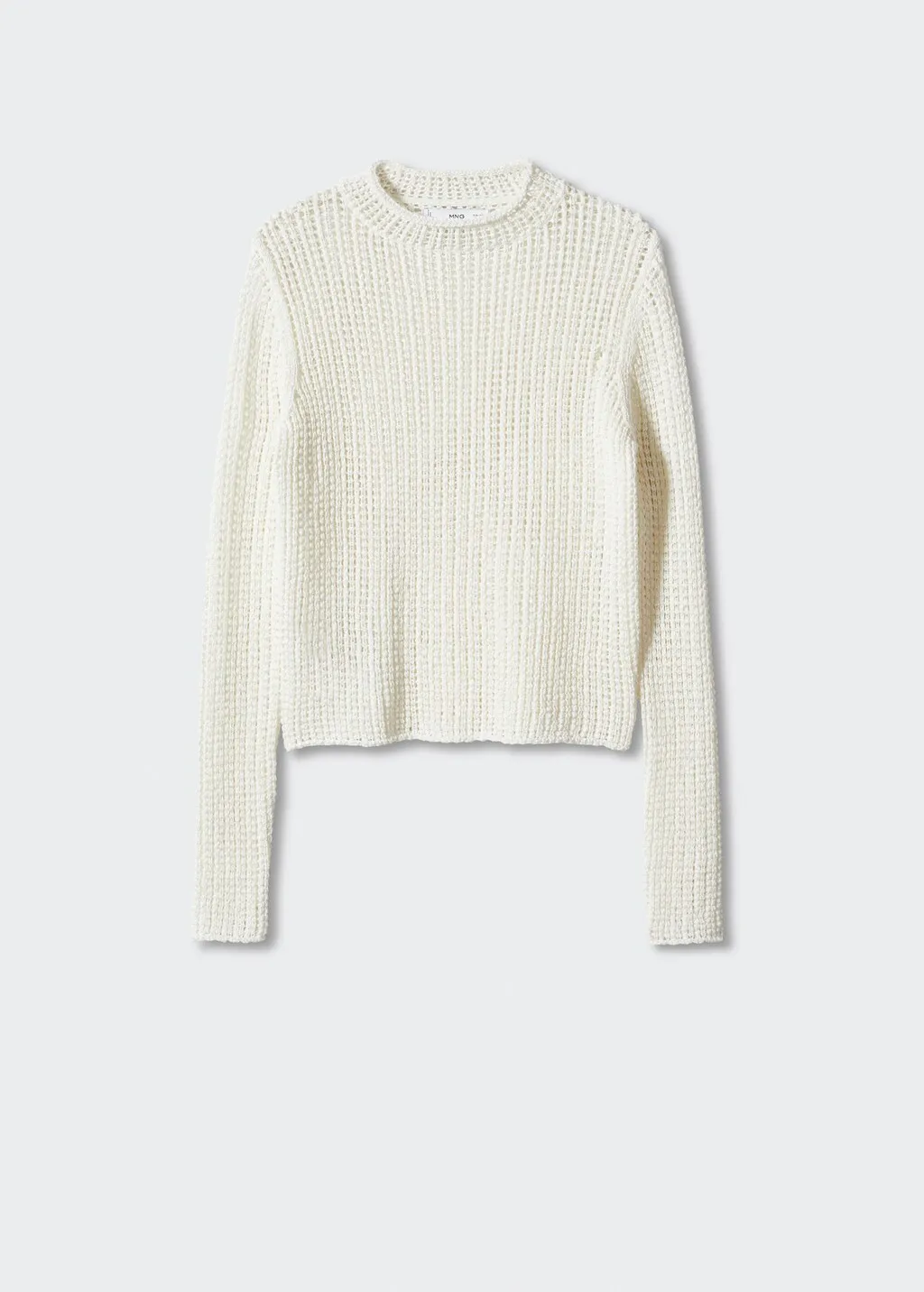 Pullover traforato collo perkins