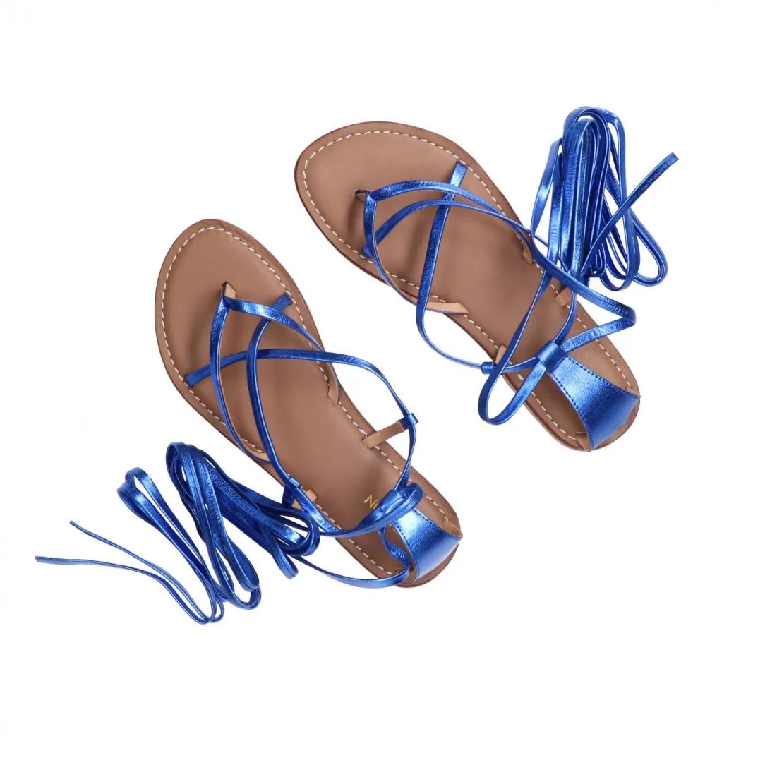Rasoterra stringato Blu