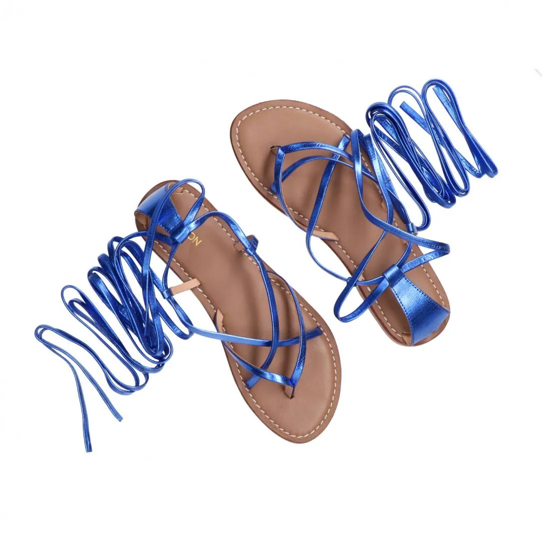 Rasoterra stringato Blu