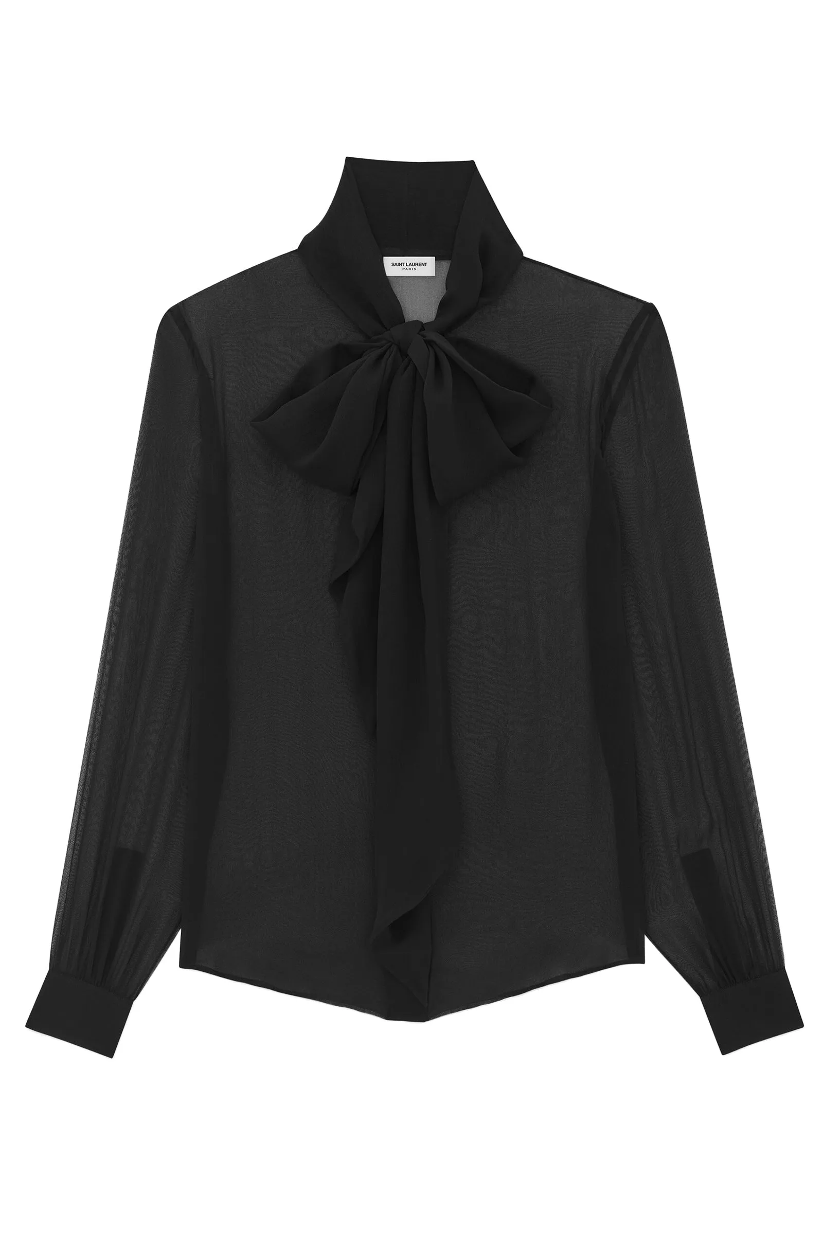 SAINT LAURENT SILK MUSLIN CREPE BLOUSE