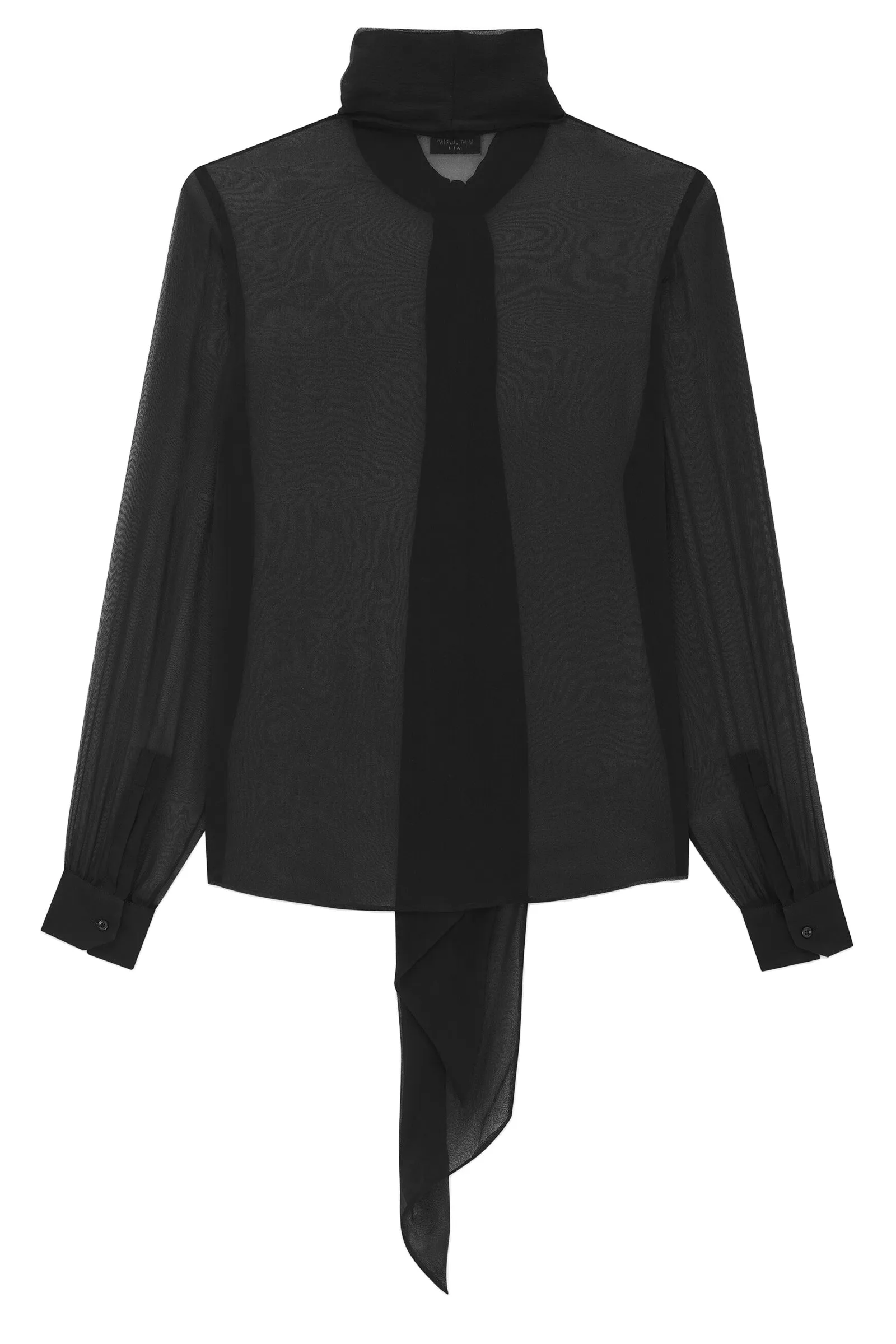 SAINT LAURENT SILK MUSLIN CREPE BLOUSE