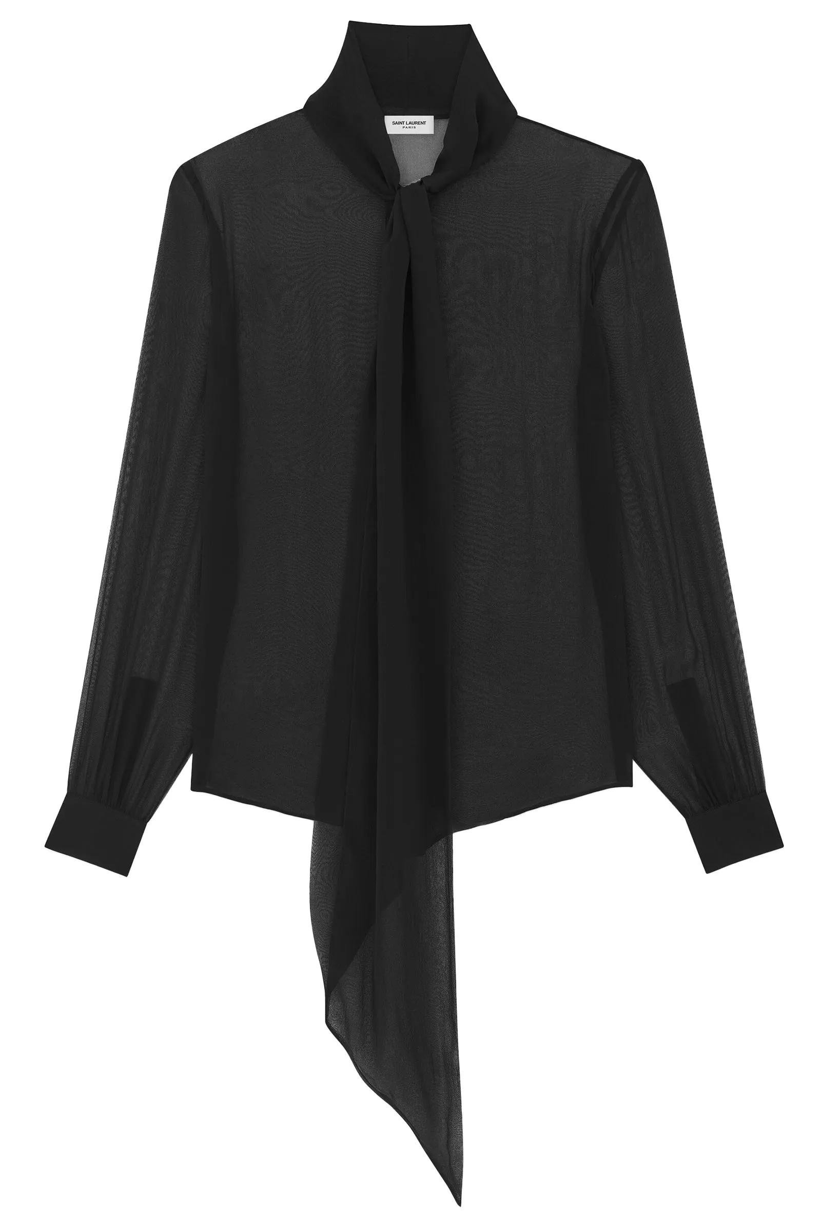 SAINT LAURENT SILK MUSLIN CREPE BLOUSE