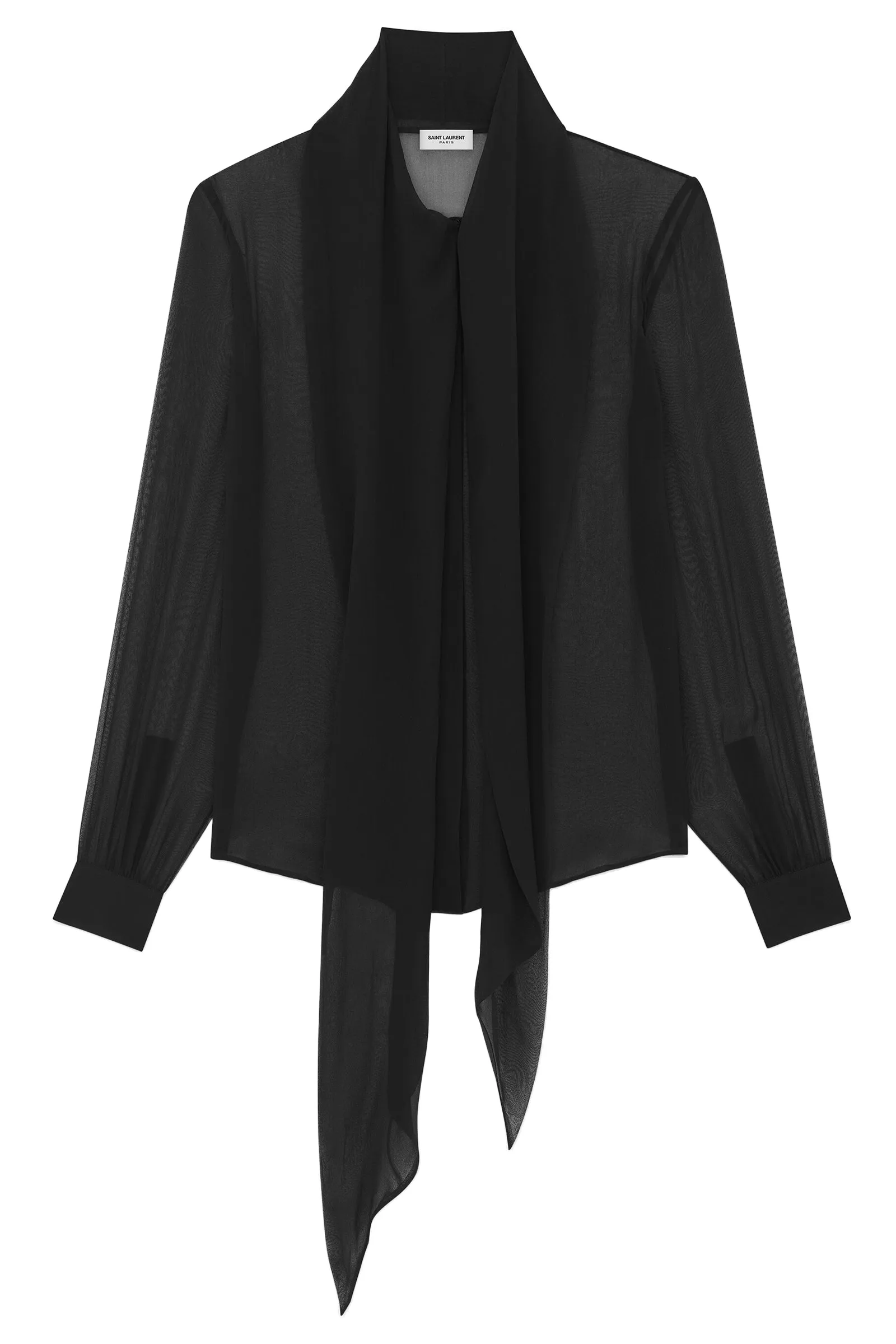 SAINT LAURENT SILK MUSLIN CREPE BLOUSE