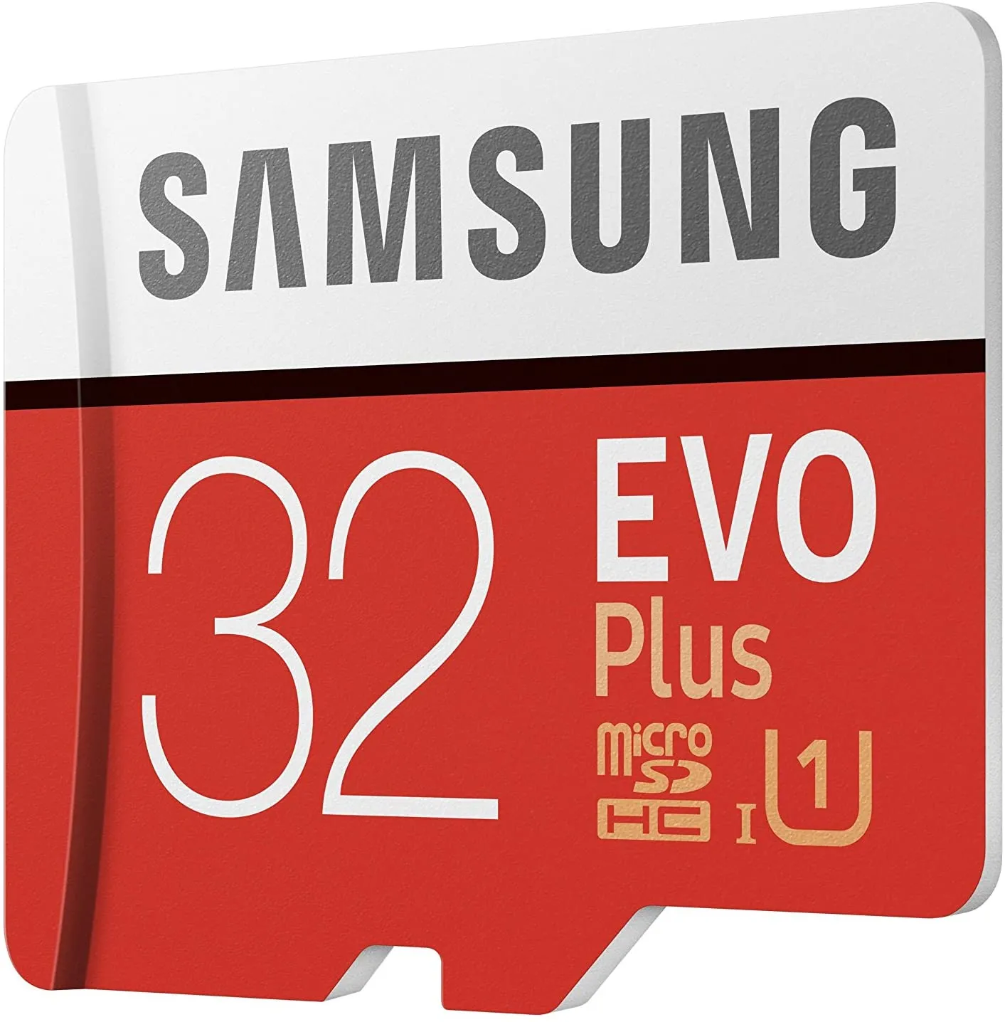 Samsung MB-MC32GA EVO Plus Scheda microSD da 32 GB, UHS-I U1, fino a 95 MB/s, con Adattatore SD, Rosso/Grigio