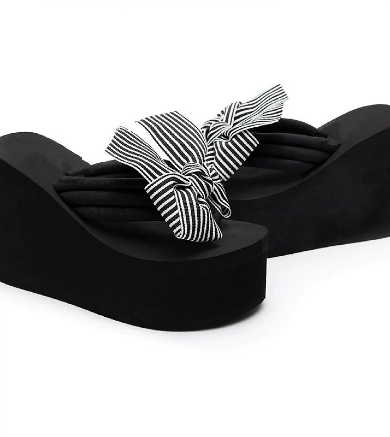 Sandali con fiocco grande Infradito Infradito con fiocco alla moda Infradito donna Infradito con fiocchi Grandi