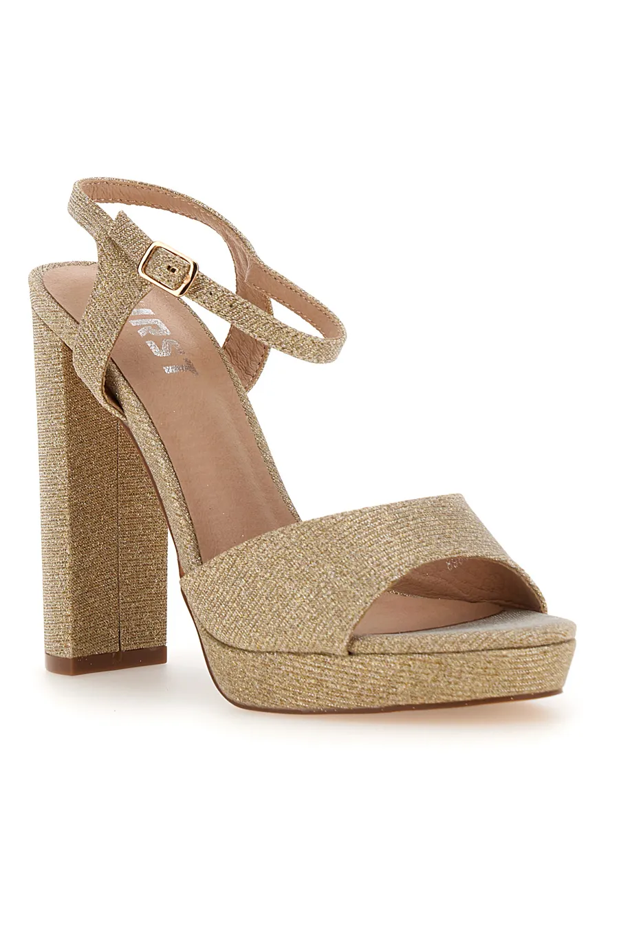Sandali con Tacco The First 89892 Oro