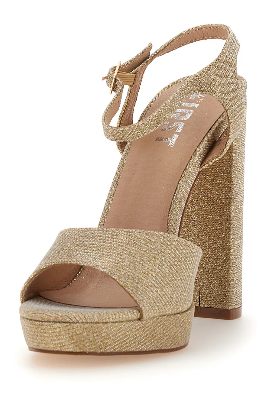 Sandali con Tacco The First 89892 Oro