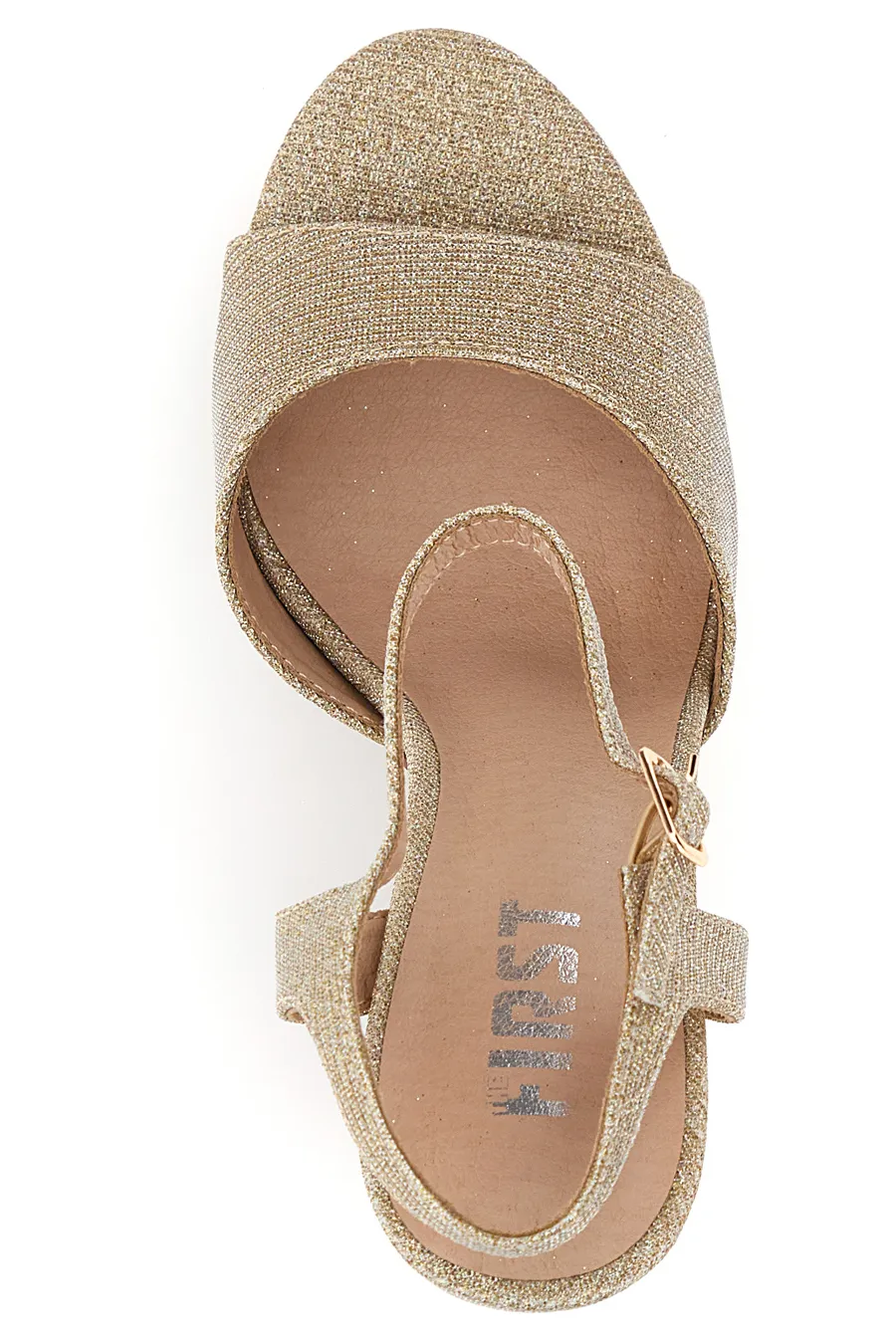 Sandali con Tacco The First 89892 Oro