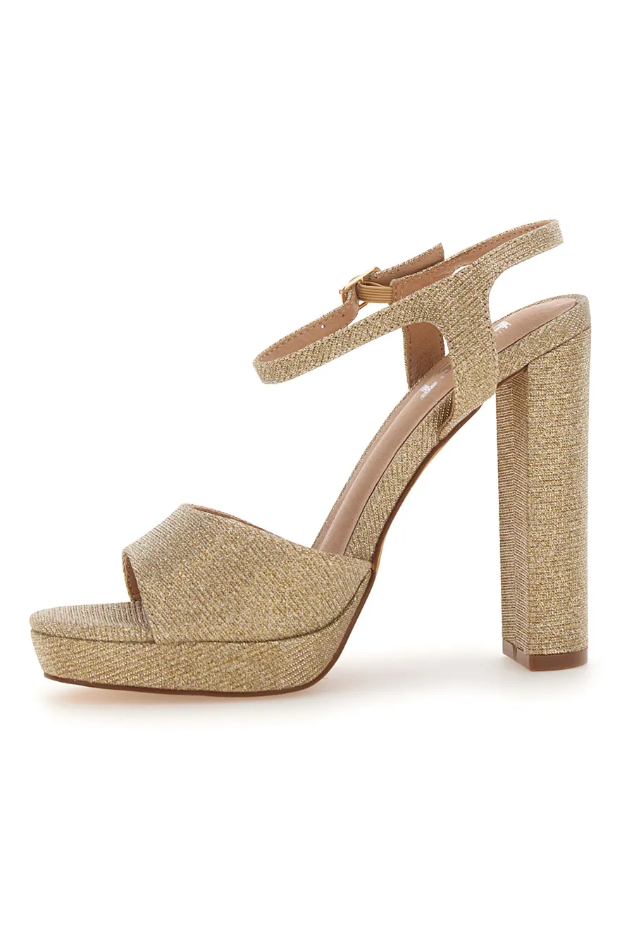 Sandali con Tacco The First 89892 Oro