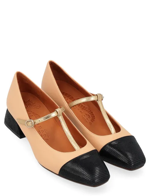 Scarpa con tacco Chie Mihara Hebi beige