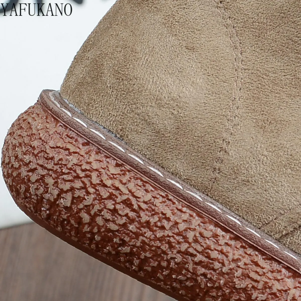 Scarpe da bambola a testa grande con suola spessa stile Harajuku Stivali corti retrò Mori Stivaletti comodi fatti a mano Stivali