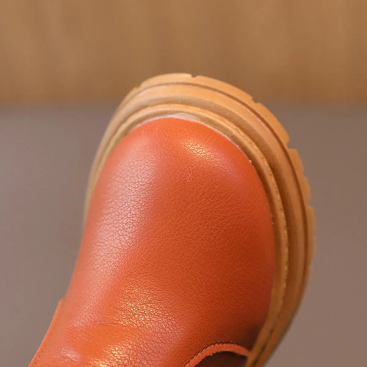 Scarpe per bambini stile inglese retrò marrone nero per ragazzi Graziosi stivali Chelsea per bambina Stivali antiscivolo per la