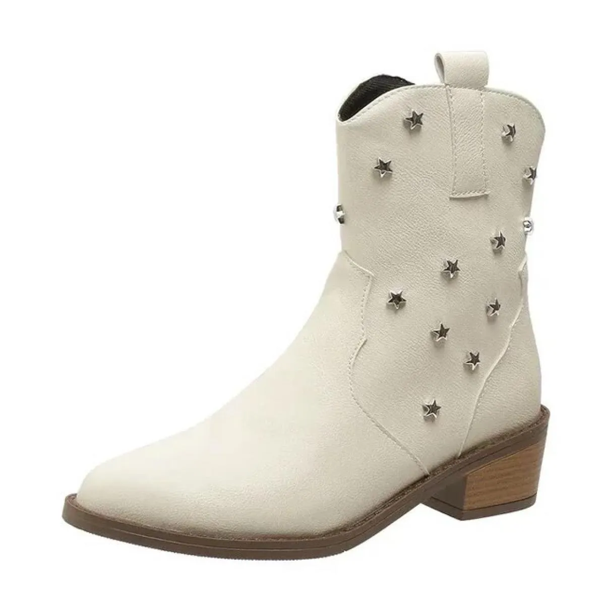 Scarpe per le donne 2023 vendita calda casual Pu tacchi alti bassi primavera autunno scarpe donna punta a punta stivaletti picco
