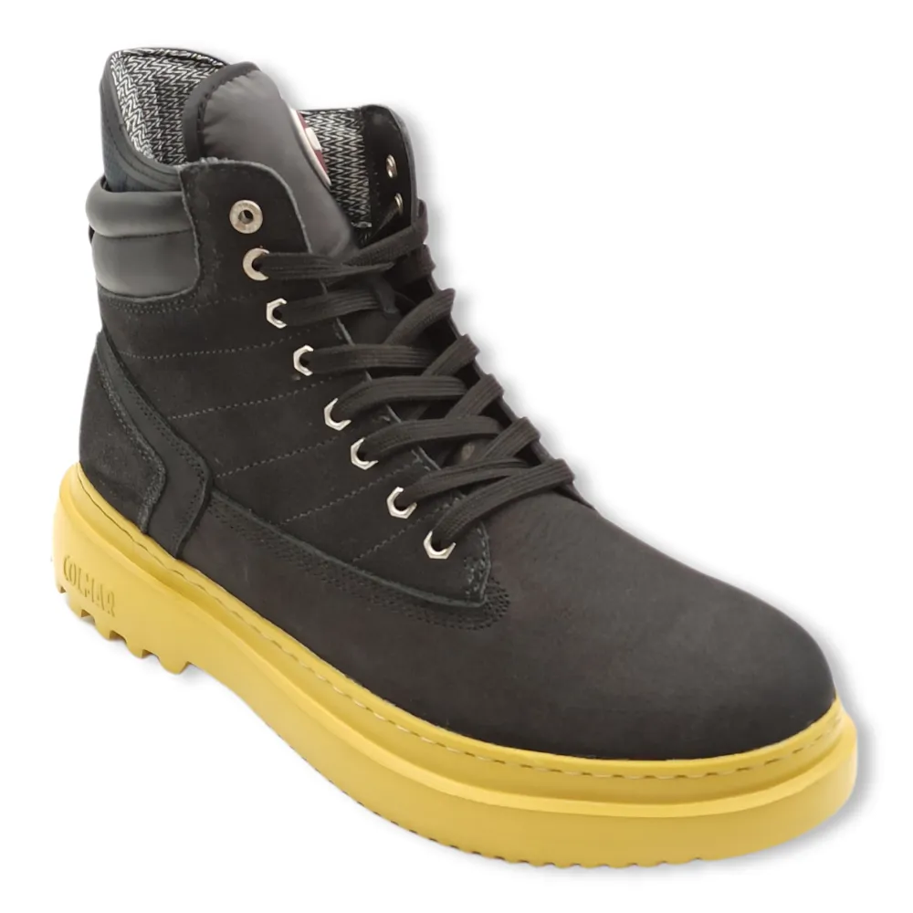 scarponcino uomo in nabuck colmar snower bright anthracite/yel