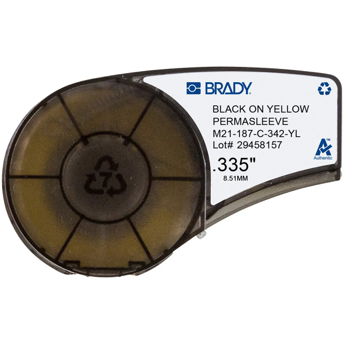 Segnacavo termorestringente Brady Termoretraibile, Ømin 1.6mm, Ømax 3.8mm