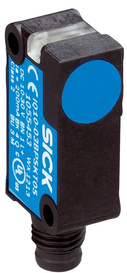 Sensore di prossimità rettangolare Sick, rilevamento 2 mm, 10 → 30 V CC