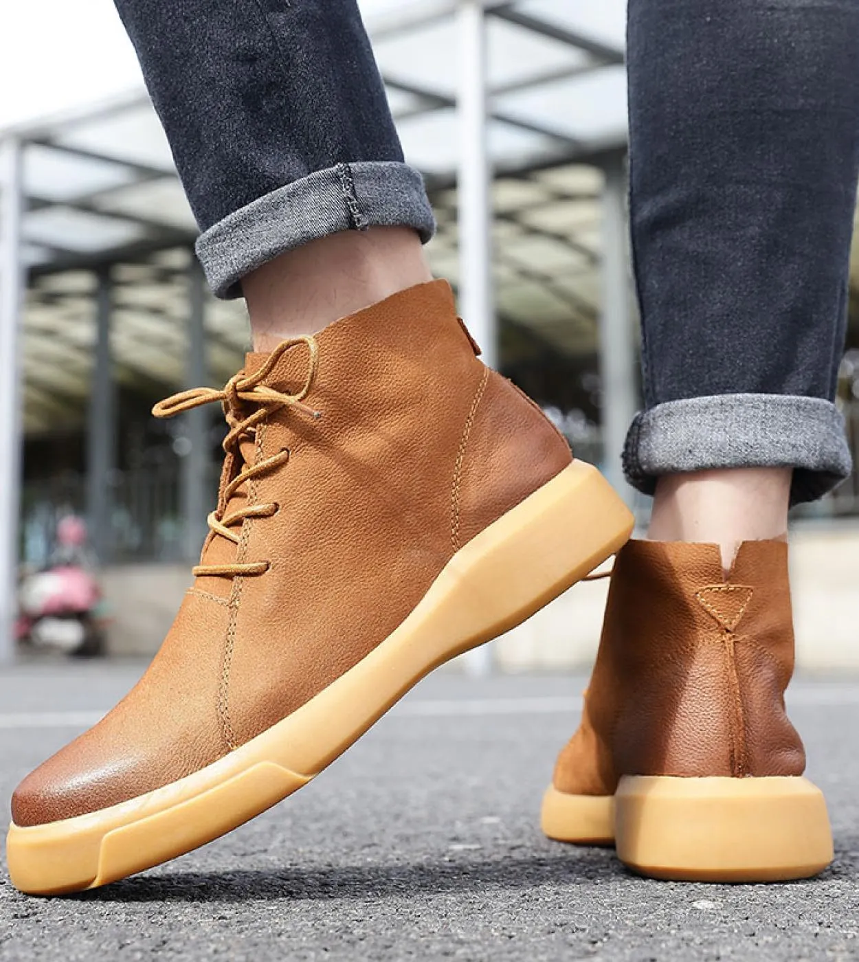 Shoes De Home Scarpa da abito occidentale nera Moda Zapatos Sapatos Uomo Sneaker da uomo su Informales Coturno Stivaletti per il