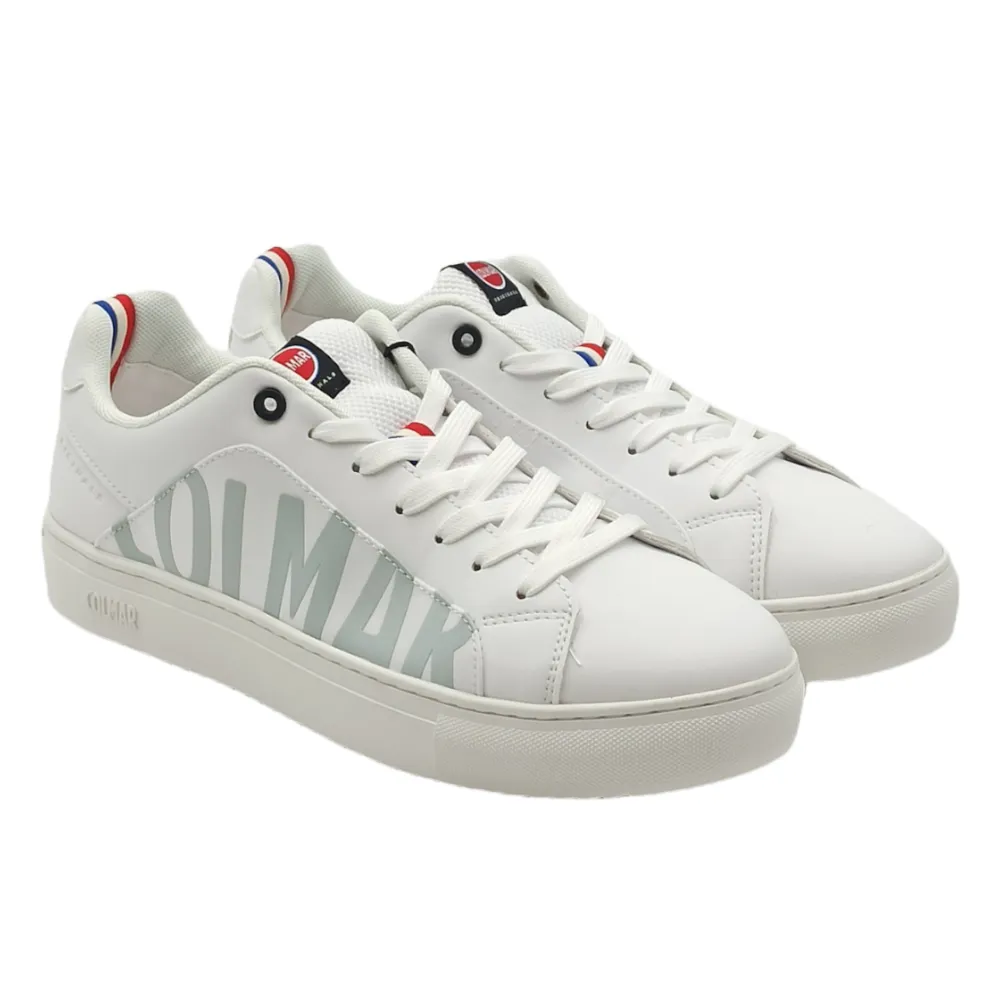 sneaker uomo in tessuto bradbury chromatic white colmar