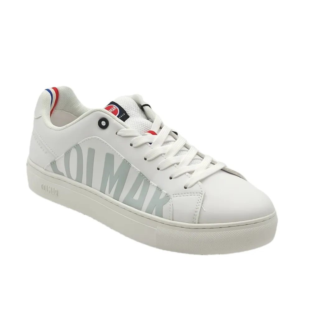sneaker uomo in tessuto bradbury chromatic white colmar