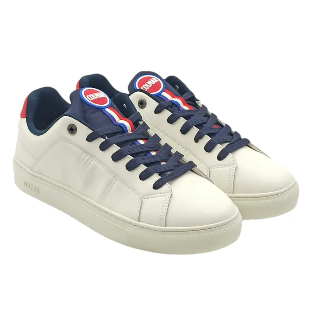 sneaker uomo pelle Colmar bradbury grade white-navy colmar