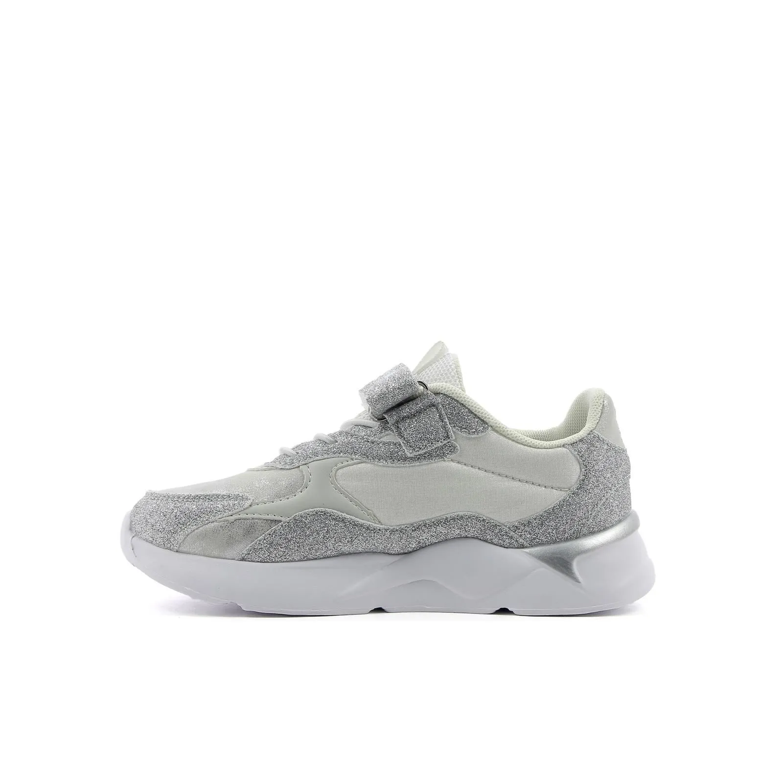 Sneakers bianche con glitter