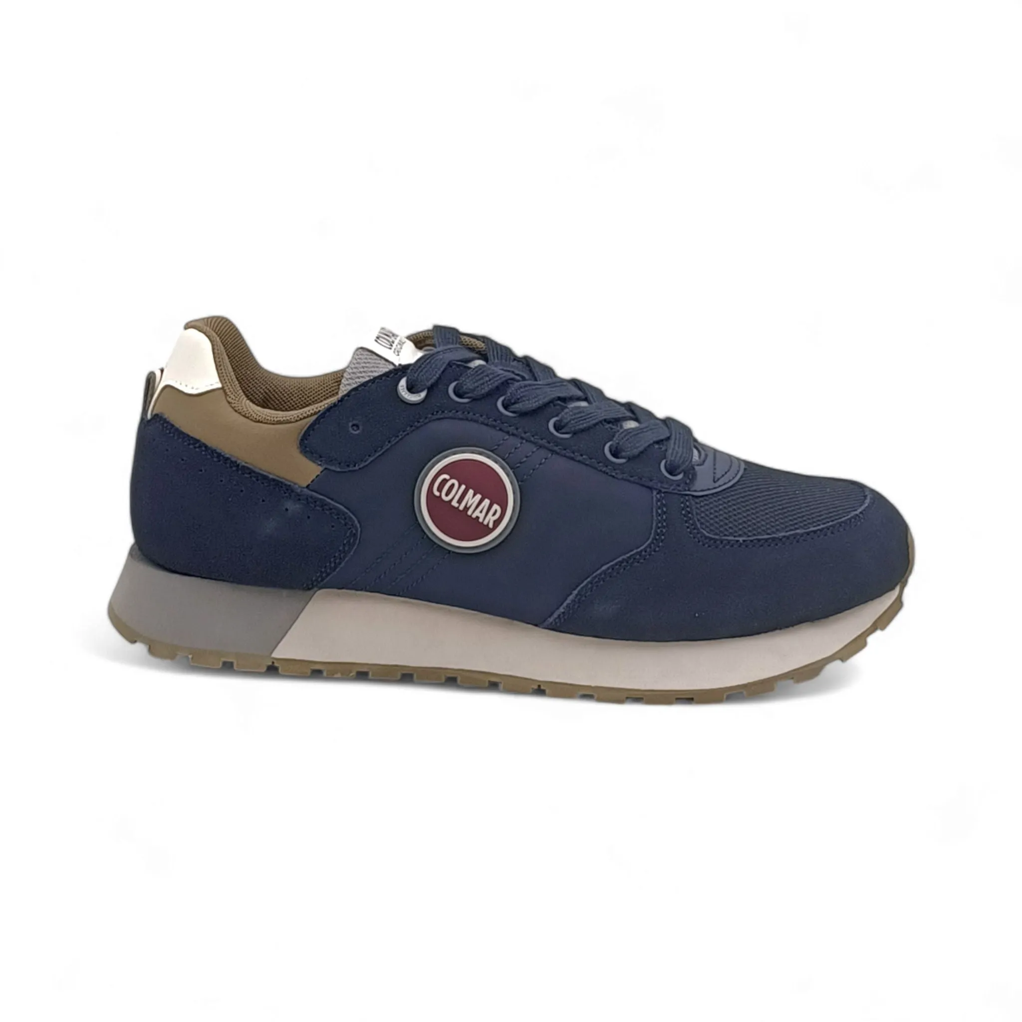 Sneakers Uomo Colmar Travis Authentic 001 Navy-LT Grey