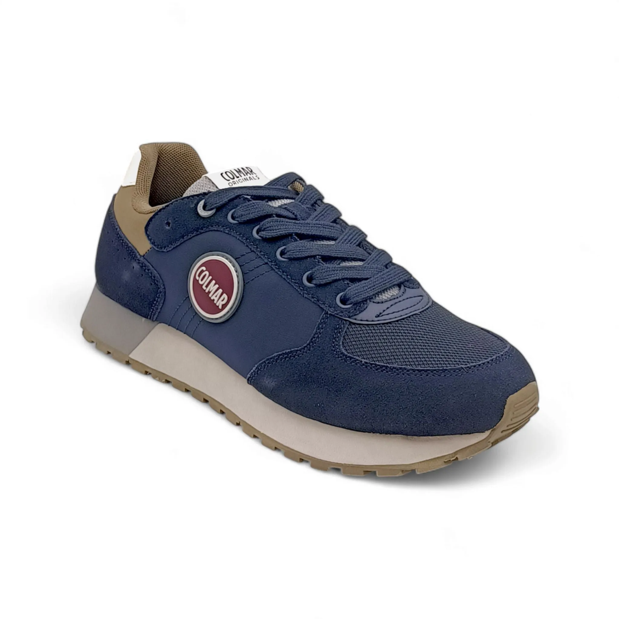 Sneakers Uomo Colmar Travis Authentic 001 Navy-LT Grey