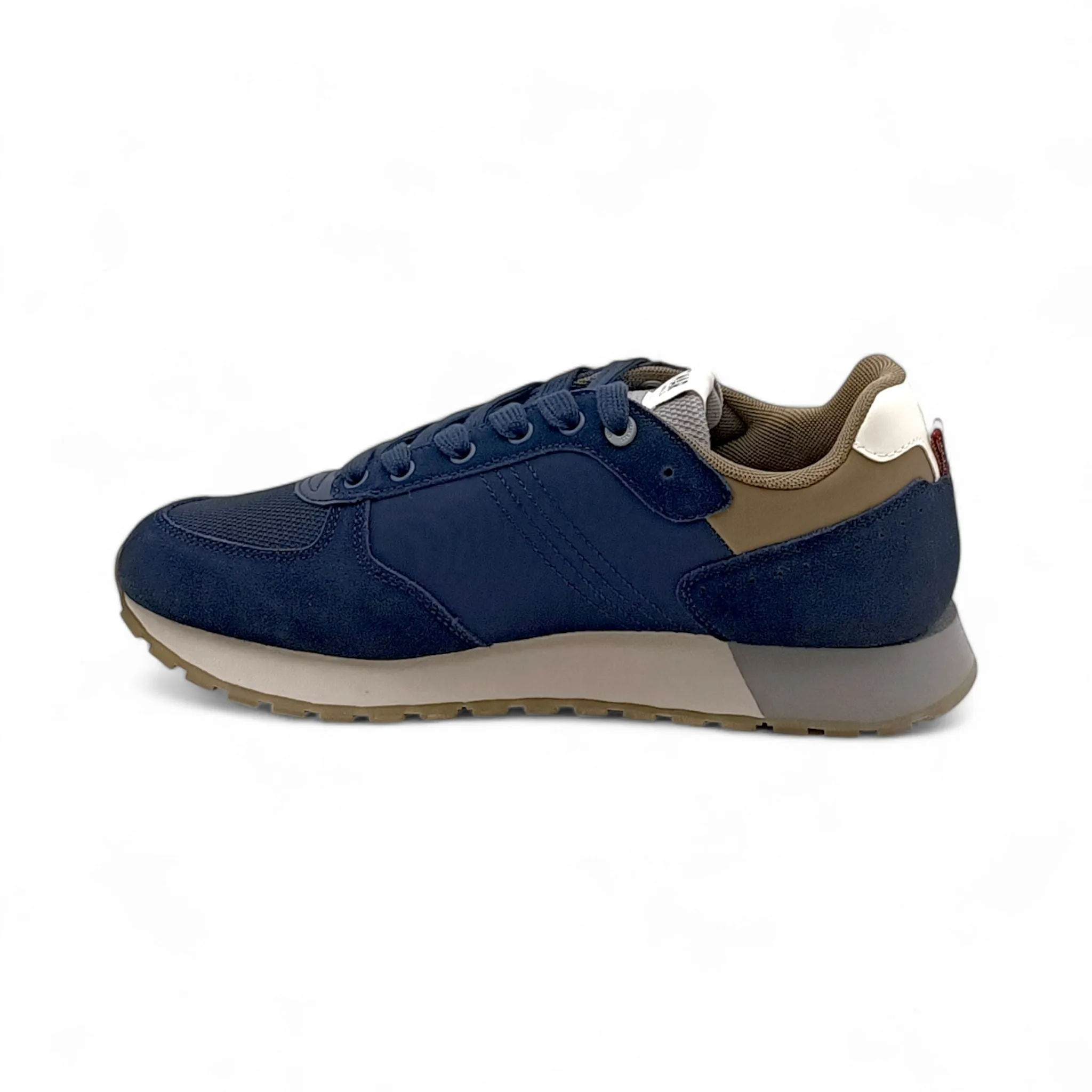 Sneakers Uomo Colmar Travis Authentic 001 Navy-LT Grey