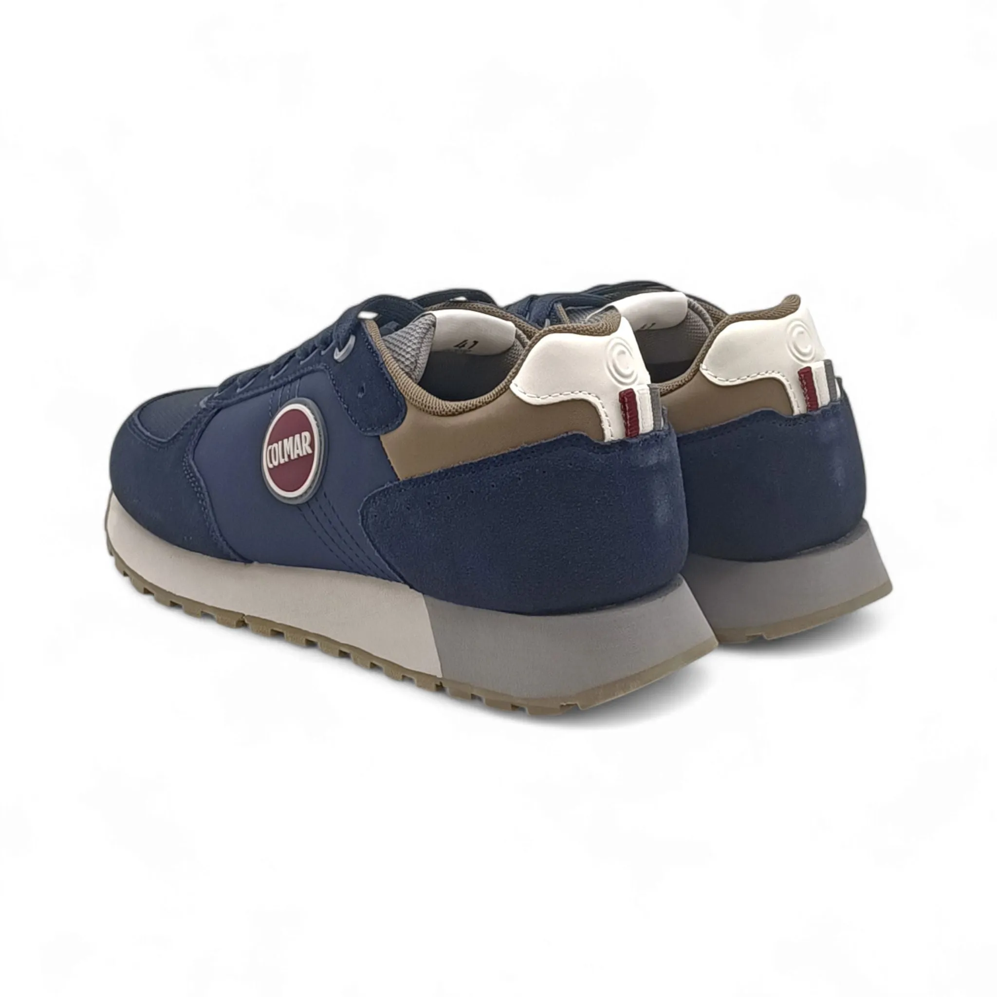 Sneakers Uomo Colmar Travis Authentic 001 Navy-LT Grey