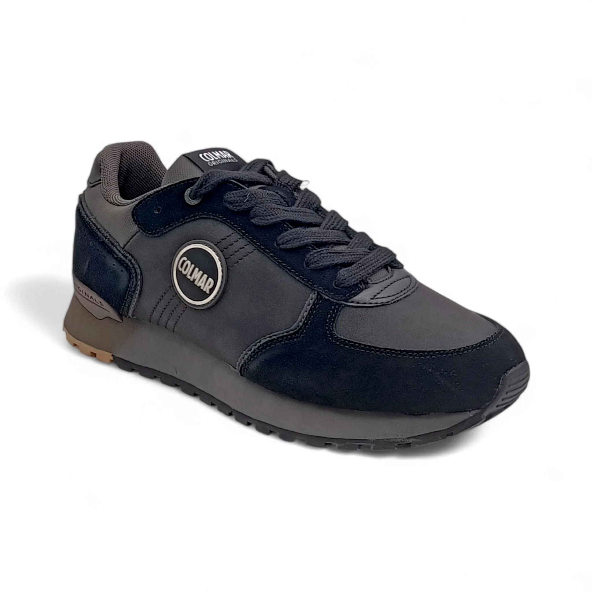 Sneakers Uomo Colmar Travis Boost Black-Choccolate