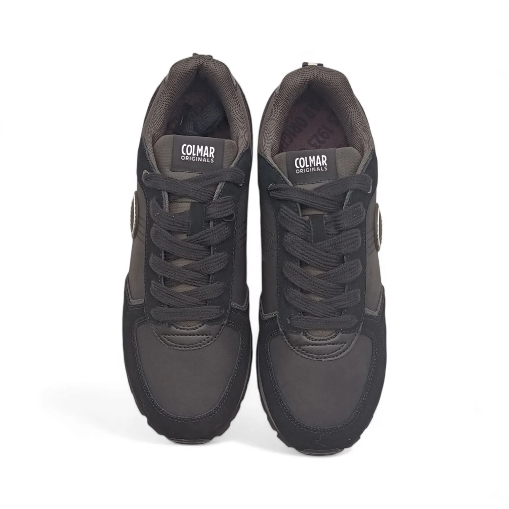Sneakers Uomo Colmar Travis Boost Black-Choccolate