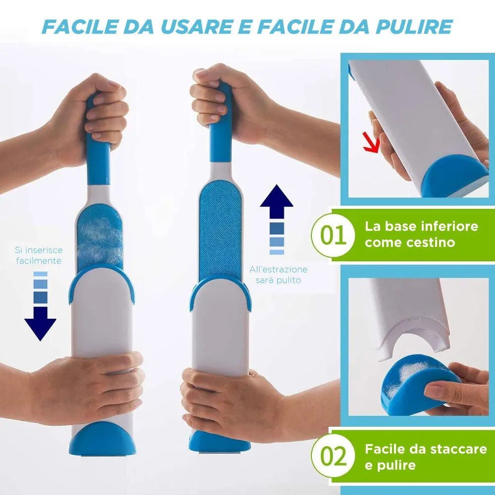 Spazzola per peli e pelucchi