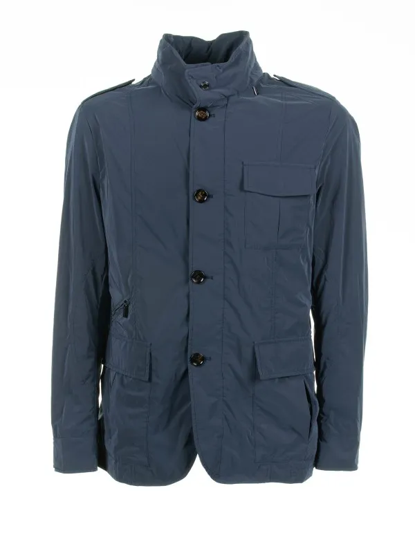 Spring jacket with pockets and buttons