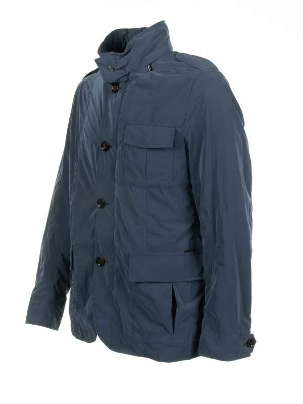 Spring jacket with pockets and buttons