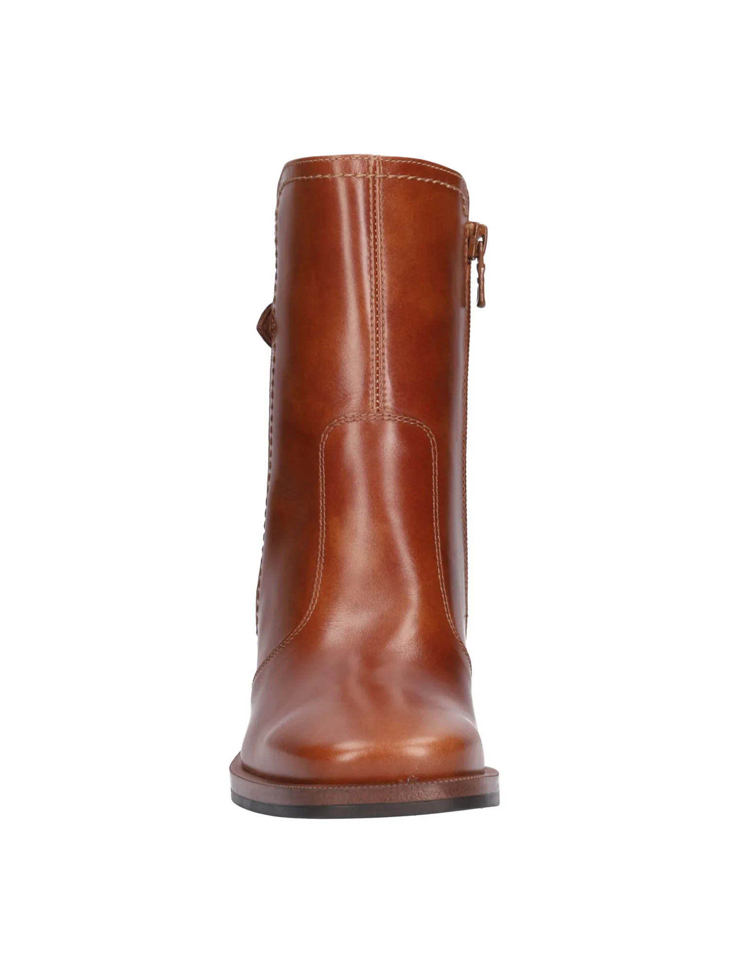 Stivaletto tacco basso Nero Giardini da donna cuoio